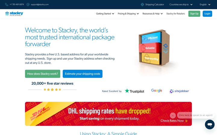 Posnetek zaslona stackry.com