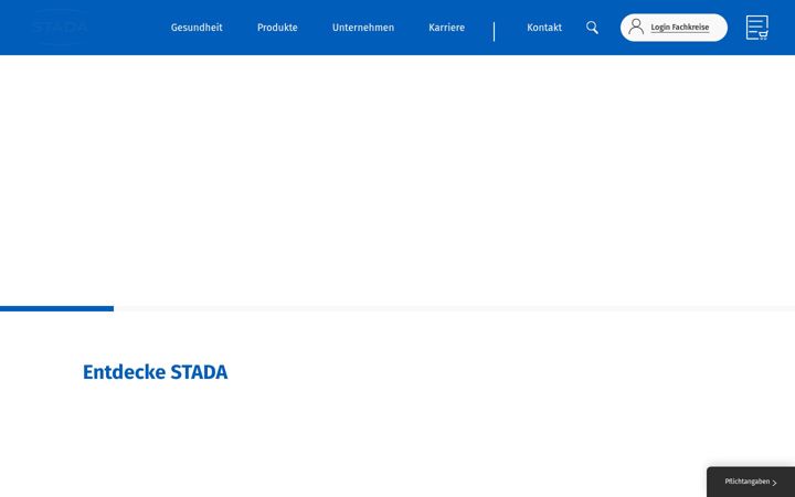 Screenshot του stada.de