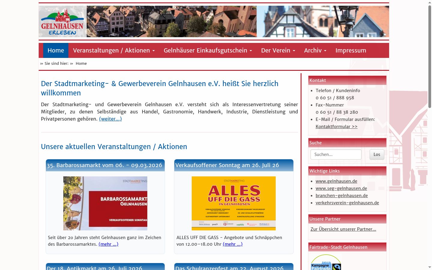 Screenshot des Einwilligungsbanners vor jeglicher Interaktion
