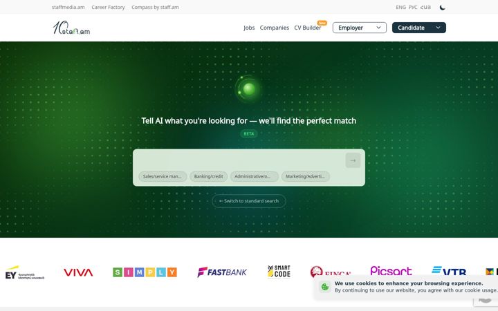 Screenshot of staff.am