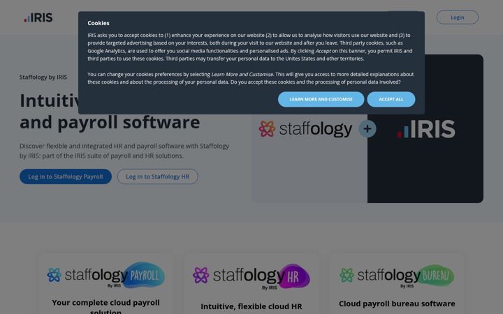 Screenshot of staffology.co.uk