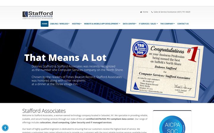 Screenshot of staffordnet.com