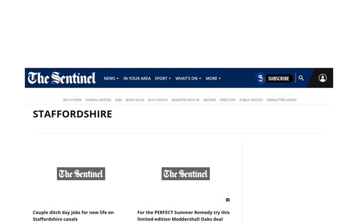 Screenshot of staffordshire-live.co.uk