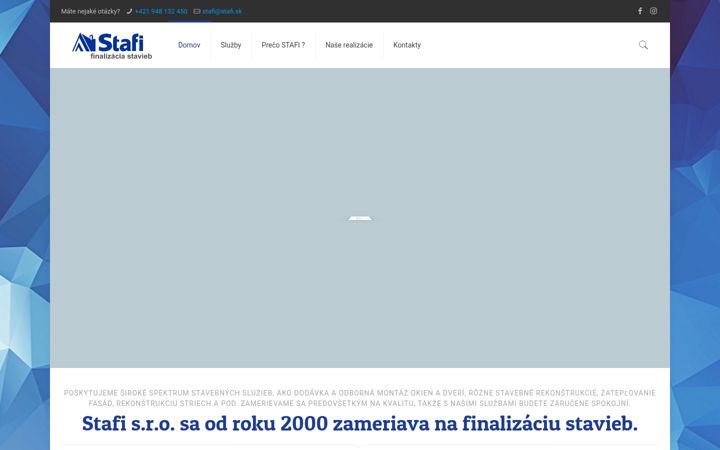 Screenshot van stafi.sk