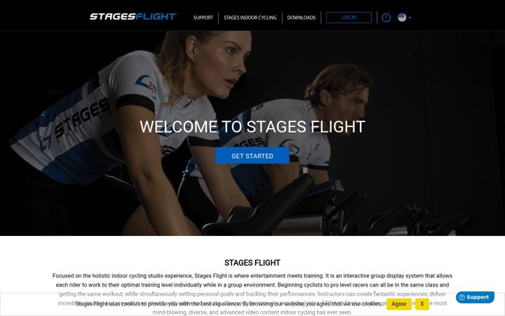 Screenshot of stagesflight.com