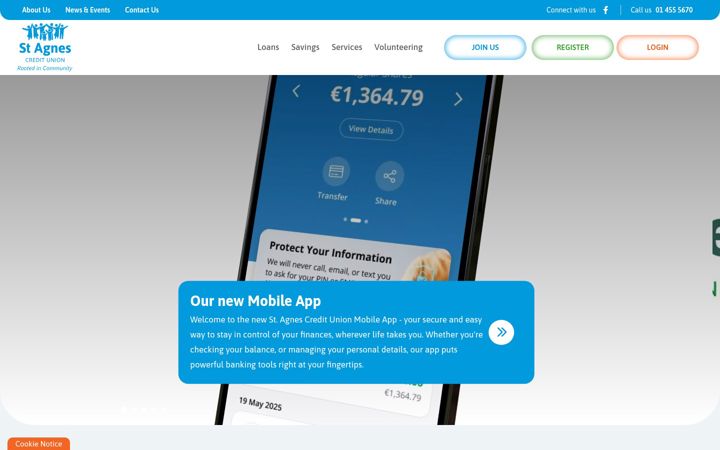 Screenshot of stagnescu.ie