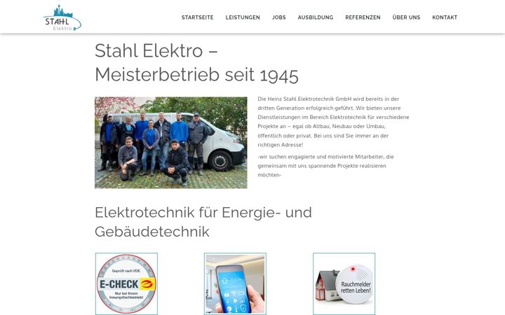 Képernyőkép: stahl-elektro.de