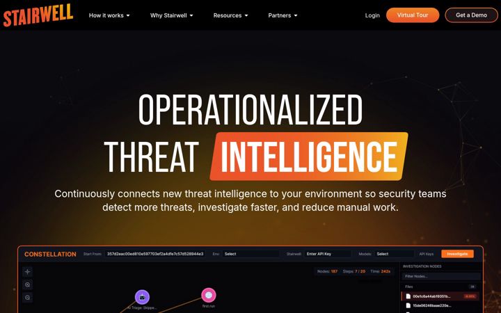 Screenshot of stairwell.com