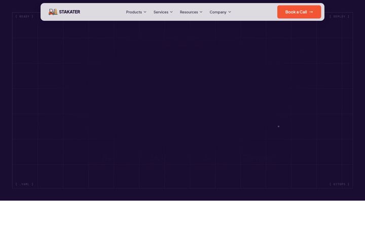 Screenshot of stakater.com