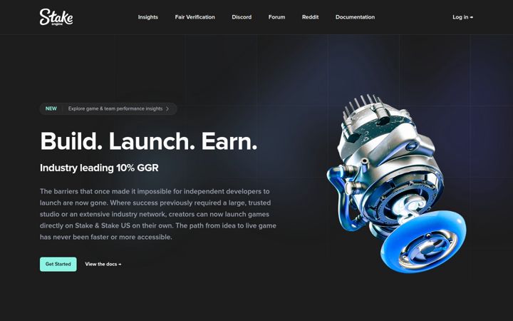 Screenshot of stake-engine.com