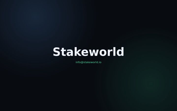 Screenshot of stakeworld.io