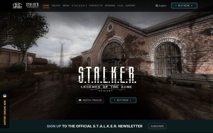 Captură de ecran a stalker-game.com