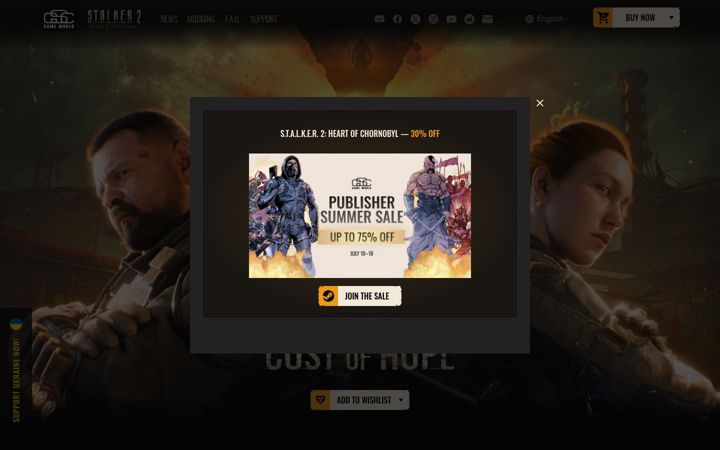 Screenshot of stalker2.com