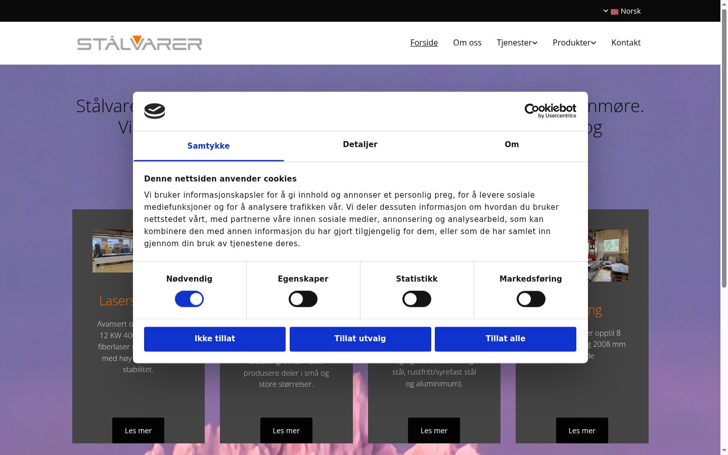 Capture d'écran de la bannière de consentement affichée avant toute interaction