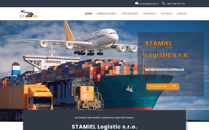 Screenshot of stamiel.cz
