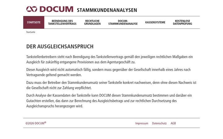 Screenshot of stammkunden-analyse.de