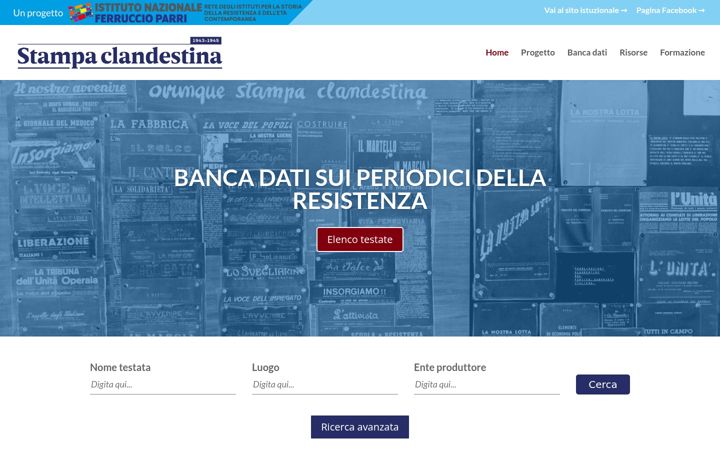 Ekrano kopija stampaclandestina.it