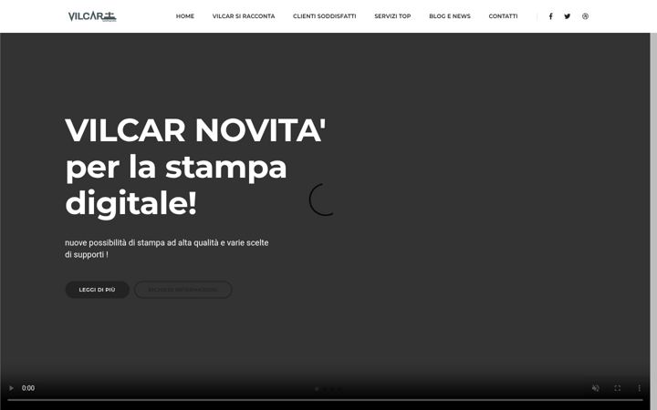 Screenshot stránky stampadigitalevilcar.it