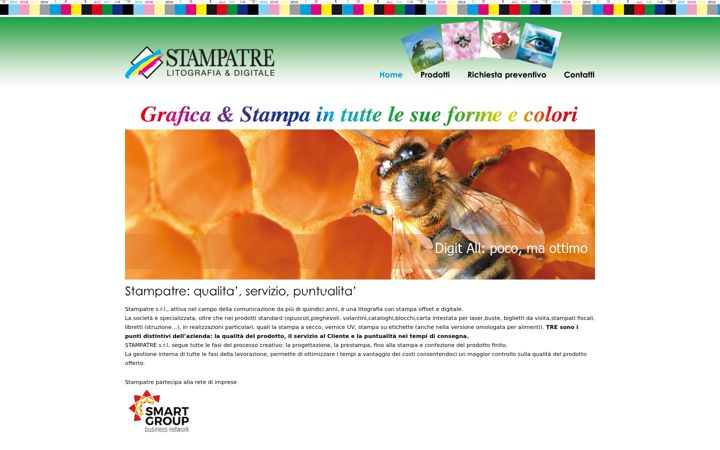 Screenshot von stampatre.it