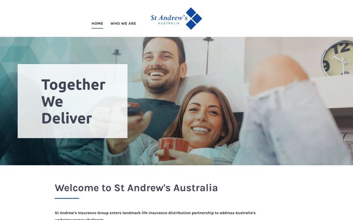 Screenshot of standrews.com.au