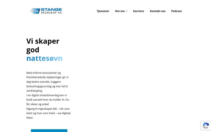 Skjámynd af stange-regnskap.no