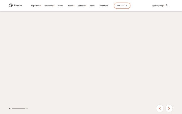 Skjámynd af stantec.com