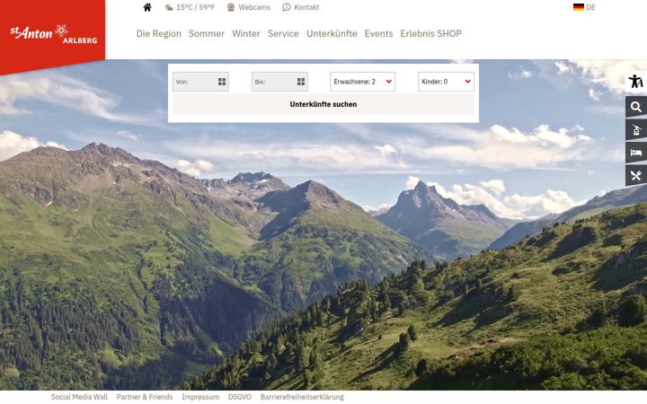 Screenshot of stantonamarlberg.com