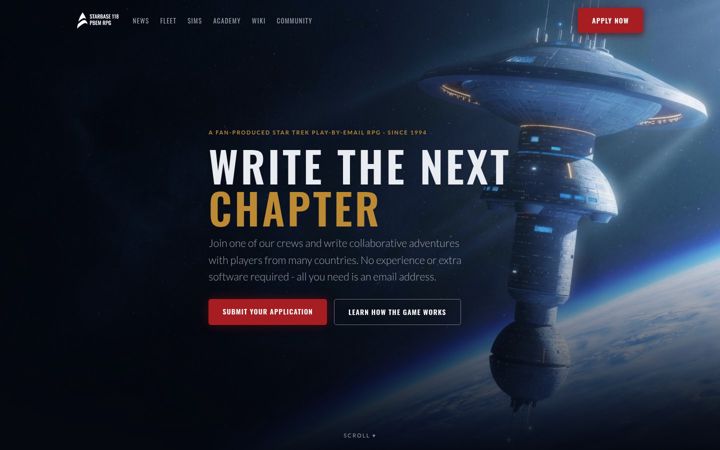 Screenshot of starbase118.net