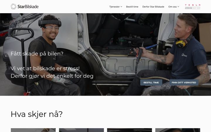 Screenshot of starbilskade.no