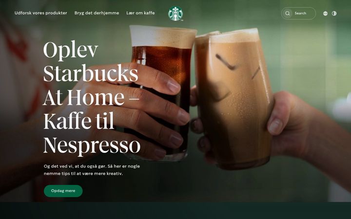 Screenshot of starbucksathome.com