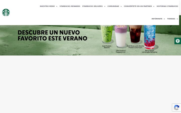 Screenshot of starbuckspr.com