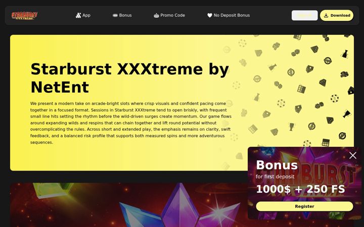 Screenshot of starburst-extreme-slot.com