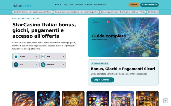 Screenshot of starcasino-online.com