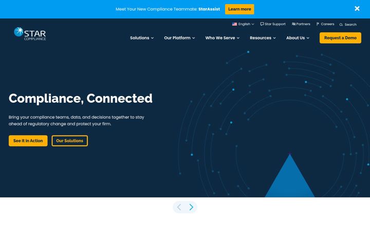 Screenshot of starcompliance.com