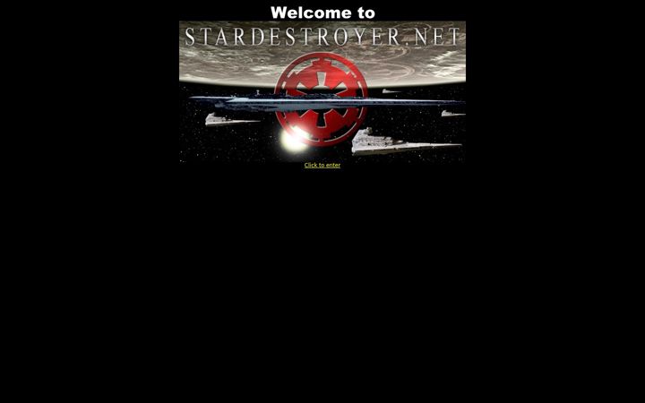 Screenshot of stardestroyer.net