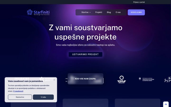 Screenshot of starfiniti.com