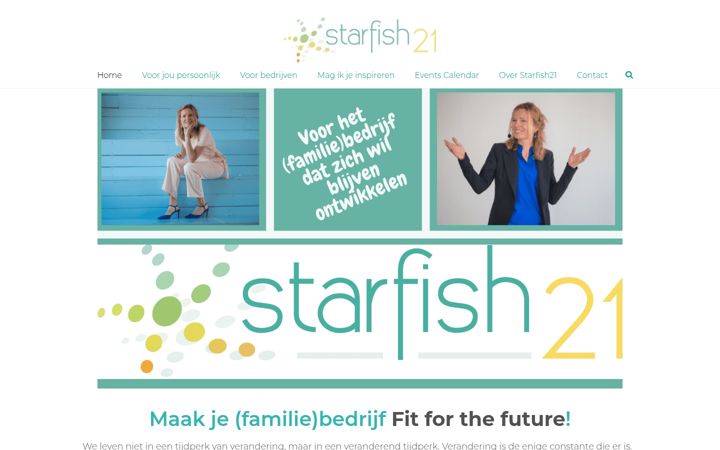 Screenshot von starfish21.nl