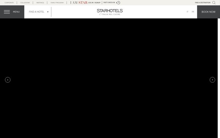 Screenshot of starhotels.com