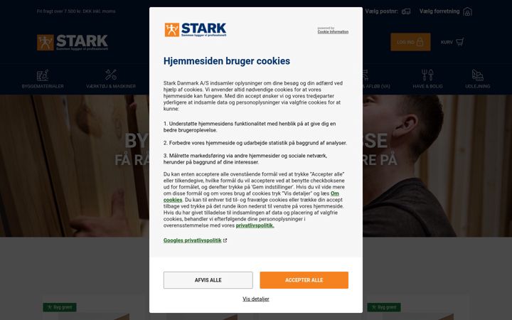 Screenshot of stark.dk