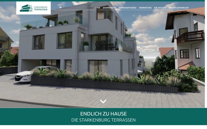 Kuvakaappaus sivustosta starkenburgterrassen.de
