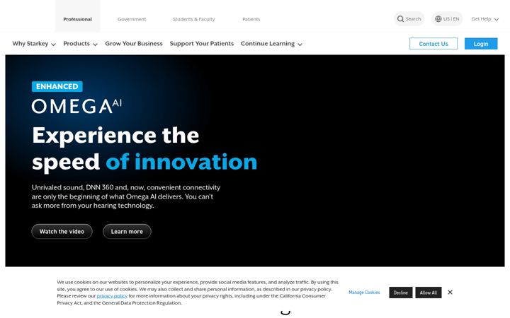 Screenshot of starkeypro.com