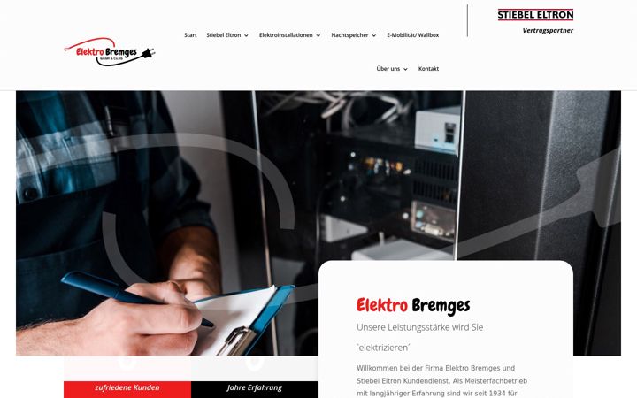 Screenshot of starkstrom-bremges.de