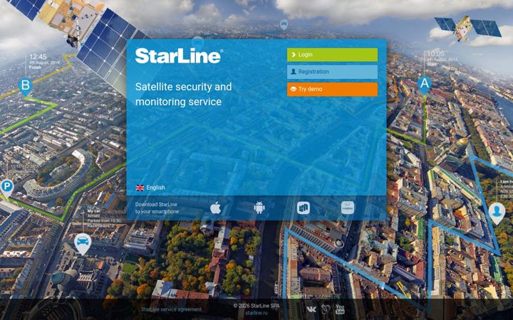 Screenshot of starline-online.ru