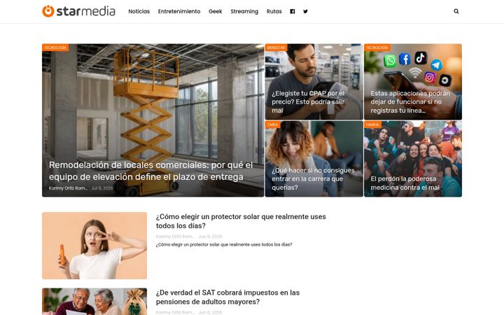 Screenshot of starmedia.com