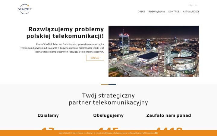 Screenshot of starnettelecom.pl
