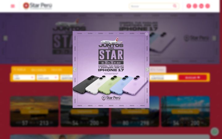 Screenshot of starperu.com