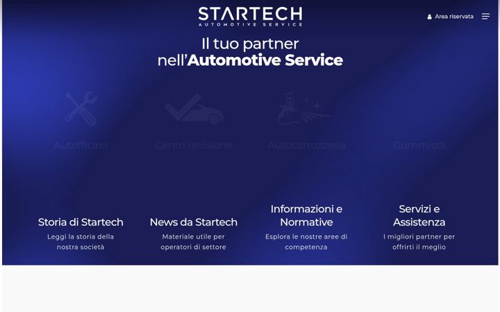 Screenshot von startechsrl.it