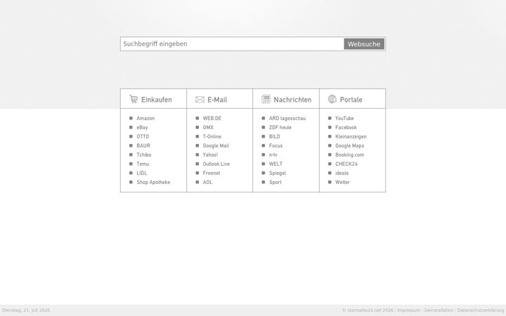 Screenshot of startseite24.net