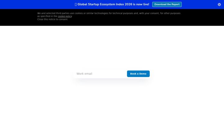 Screenshot of startupblink.com