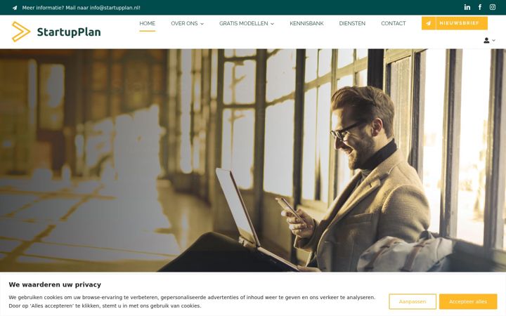 Screenshot of startupplan.nl